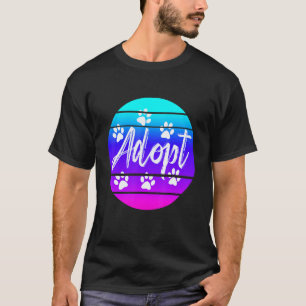 Mens Adoption Golden Retriever Animal Pet Rescue T-Shirt