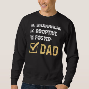 Mens Adoptive Dad Happy Adoption Day New Parents Sweatshirt