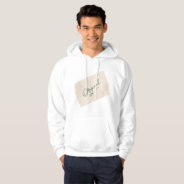 Men's Adult Original 1 Pullover Hoodie  (Front Full)