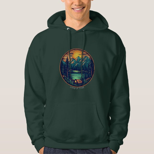 Men's Adult Pullover Hoodie  (Front)