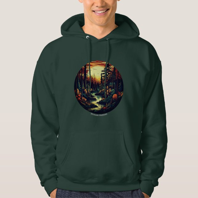 Men's Adult Pullover Hoodie (Front)