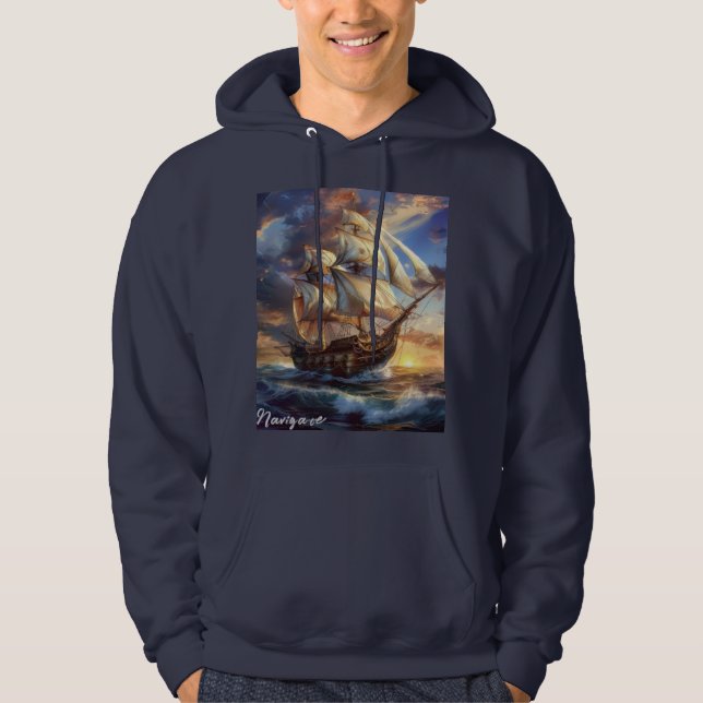 Men's Adult Pullover Hoodie  (Front)