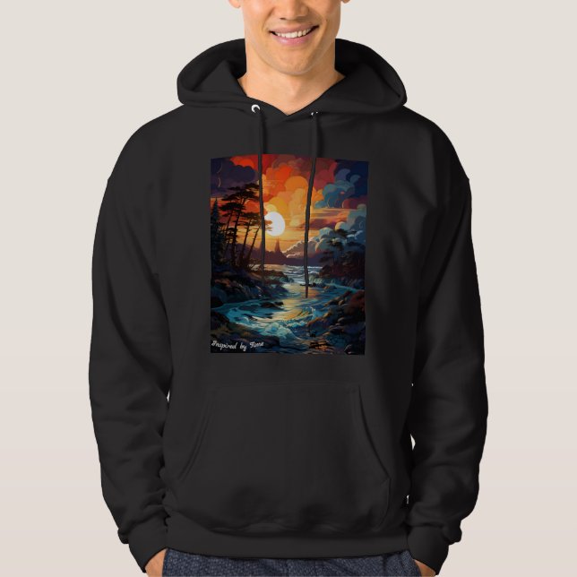Men's Adult Pullover Hoodie   (Front)