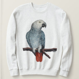 Men's African Grey Parrot Shirt Parrot Sweatshirt