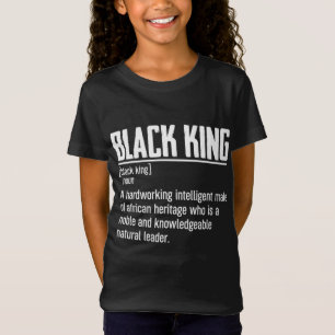 Mens African Pride Black History Month Black King T-Shirt