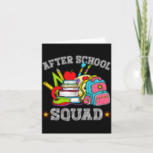Mens after school squad program coordinator era card
