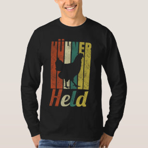 Mens Agriculture Farmer The Chicken Hero Chicken H T-Shirt