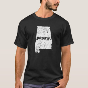 Mens Alabama Papaw Grandpa T-Shirt