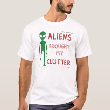 Mens 'Aliens Brought My Clutter' Tee