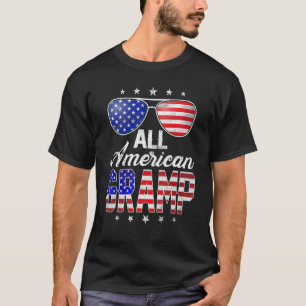 Mens  All American Gramp American Flag Men Patriot T-Shirt