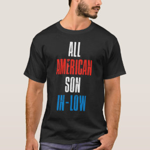 Mens All American Son In Low USA Patriotic America T-Shirt