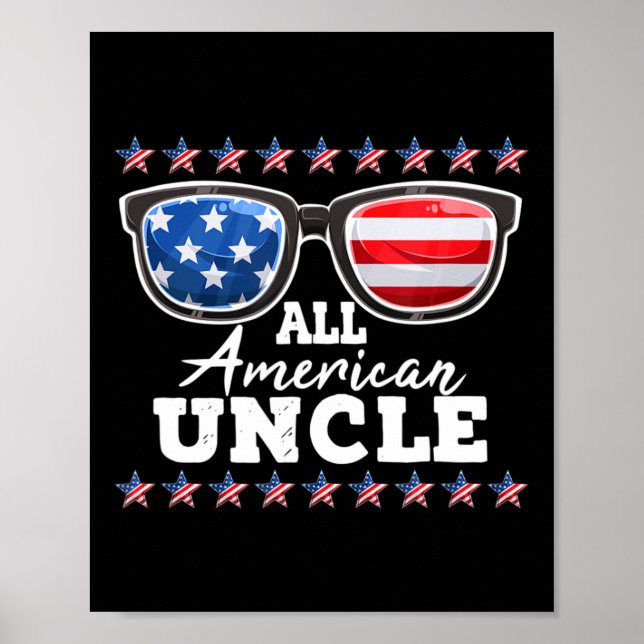 Mens All American UNCLE Men  Poster (Front)