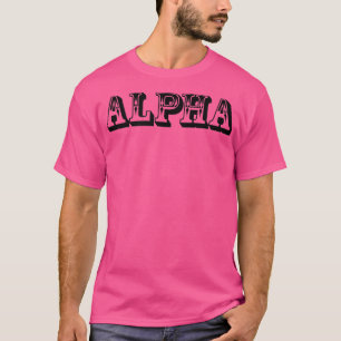 Mens ALPHA Gym Fitness Workout Bodybuilding Motiva T-Shirt