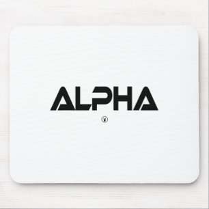 Mens Alpha Gym Rabbit Workout Bodybuilding Fitness Mouse Pad