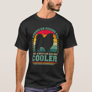Mens American Eskimo Dad Like A Regular Dad Father T-Shirt