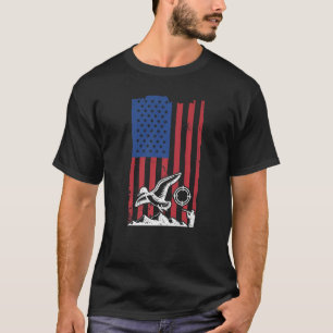 Mens American Flag Duck Hunting For Waterfowl Hun T-Shirt