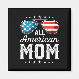Mens american mum 4th of july usa sunglasses magnet