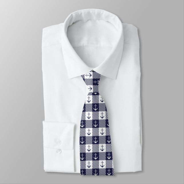 Men's Anchor Tie (Tied)