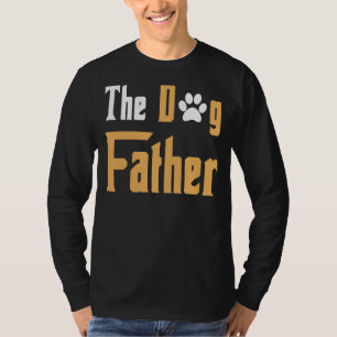 Mens Animal Dog Father Daddy Best Dad Happy Father T-Shirt