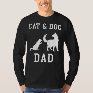 Mens Animal Fathers Day Paw Love Dog Cat Kitten P T-Shirt