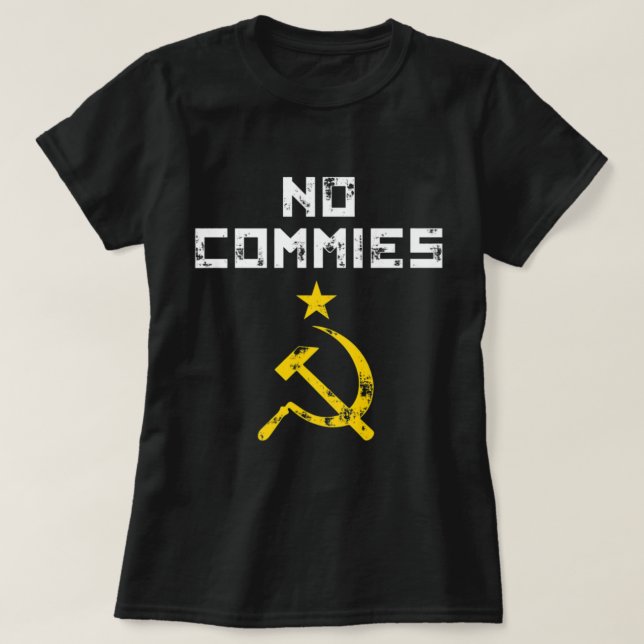 Mens Anti Socialist No Commies Anti Communist.png T-Shirt (Design Front)