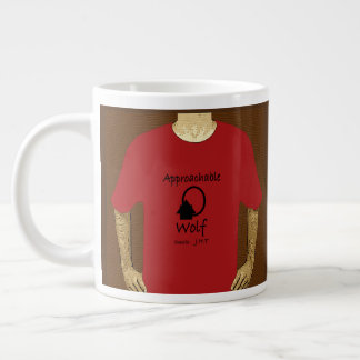Men's Approachable Wolf Mug Ft. Graphics by J.H.T