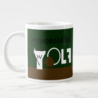 Men's Approachable Wolf Mug Ft. Graphics by J.H.T