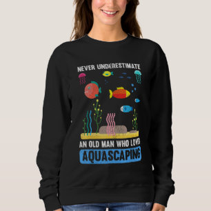 Mens Aquascaper The Fish Keeper Aquascaping Sweatshirt
