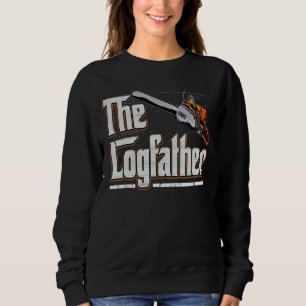 Mens  Arborist I Woodworker Chainsaw Sweatshirt