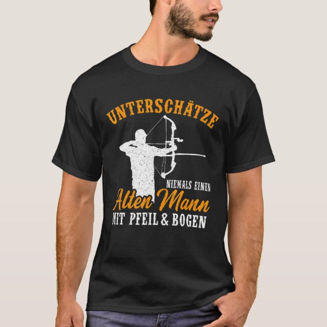 Mens Archery Arrow Bow T-Shirt (Front)