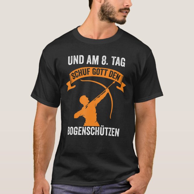 Mens Archery Bow Arrow Archers T-Shirt (Front)