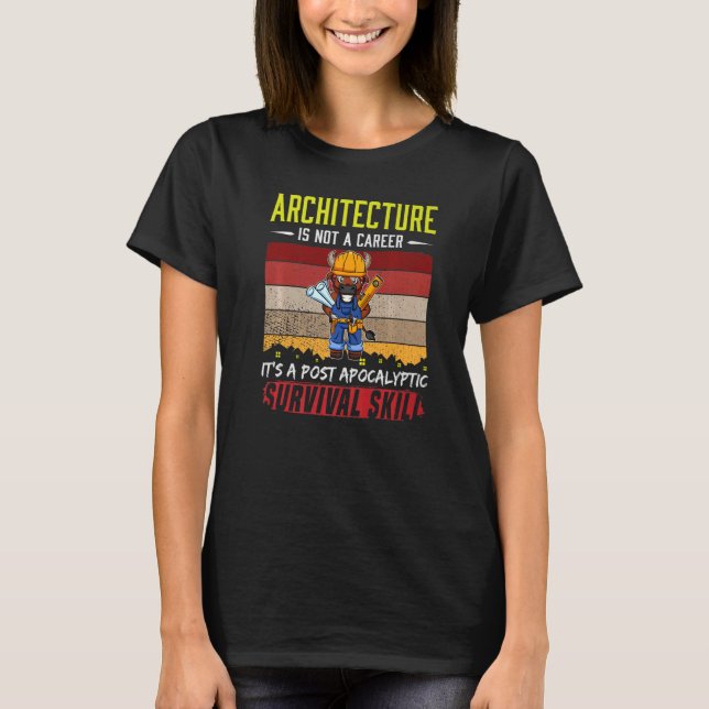 Mens Architect Not A Career Technical Drawer Draug T-Shirt (Front)