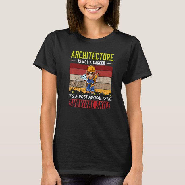 Mens Architect Not A Career Technical Drawer Draug T-Shirt (Front)