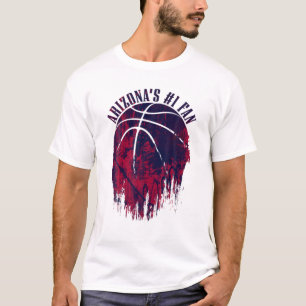 Mens Arizona Basketball Copper State Womens Kids W T-Shirt