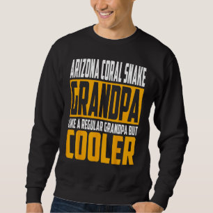 Mens Arizona Coral Snake Grandpa  Like a Grandpa b Sweatshirt