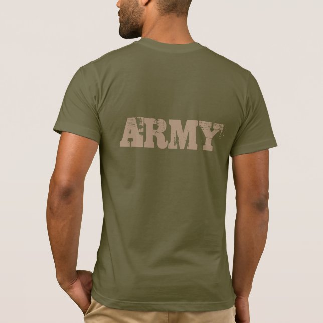 Men's Army T-Shirt (Back)