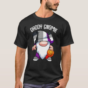 Mens Asexual Basketball Daddy Gnome Lgbt Q Asexual T-Shirt