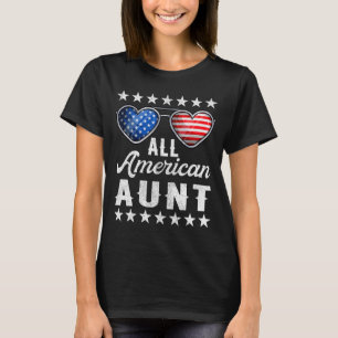 Mens aunty fourth of july shirt womens american