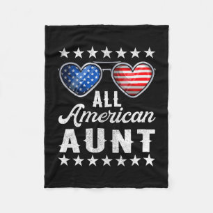 Mens aunty fourth of july shirt womens american fleece blanket