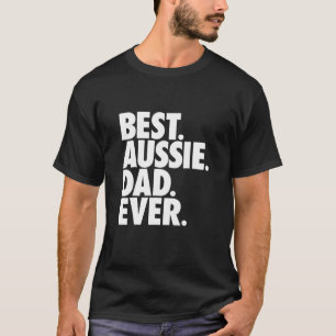 Mens Aussie Dad Australian Shepherd Dog Dad T-Shirt