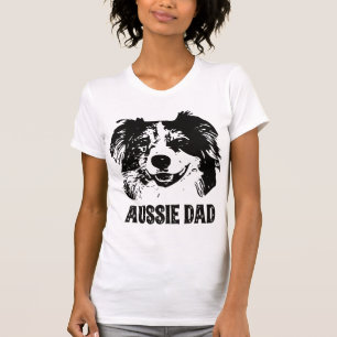 Mens Aussie Dad - Australian Shepherd Dog Dad T-Shirt