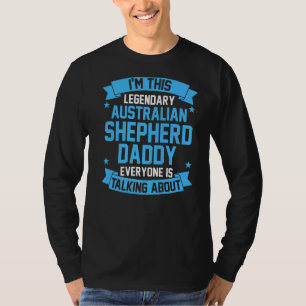 Mens Australian Shepherd Dad T-Shirt