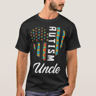 Mens Autism Awareness Autistic Niece Nephew Proud T-Shirt