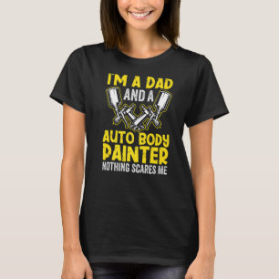 Mens Auto paint spray gun automotive car painting T-Shirt