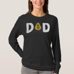 Mens Avocado Dad Guacamole Dad Vegan Dad Avocado F T-Shirt