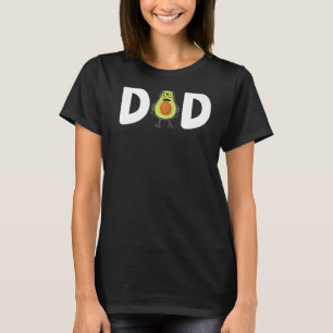 Mens Avocado Dad Guacamole Dad Vegan Dad Avocado F T-Shirt
