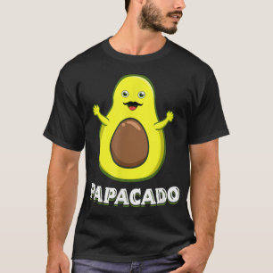 Mens Avocado Dad Vegan Papacado Avocado Costume Gu T-Shirt