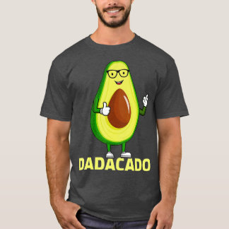 Mens Avocado Lover Funny Dadacado Father's Day Avo T-Shirt