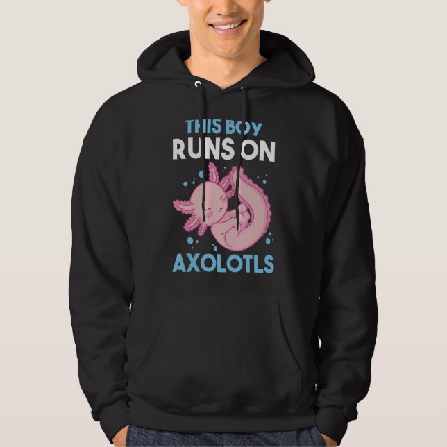 Mens Axolotl Hoodie (Front)