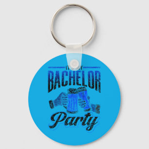 Mens Bachelor Party Bride Groom Team Performance Key Ring